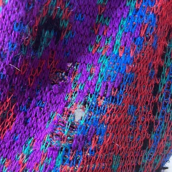 ESCADA BY MARGARETHA LEV‎ MOHAIR BLEND PAISLEY CHUNKY VINTAGE SWEATER SIZE 42 - Picture 7 of 15